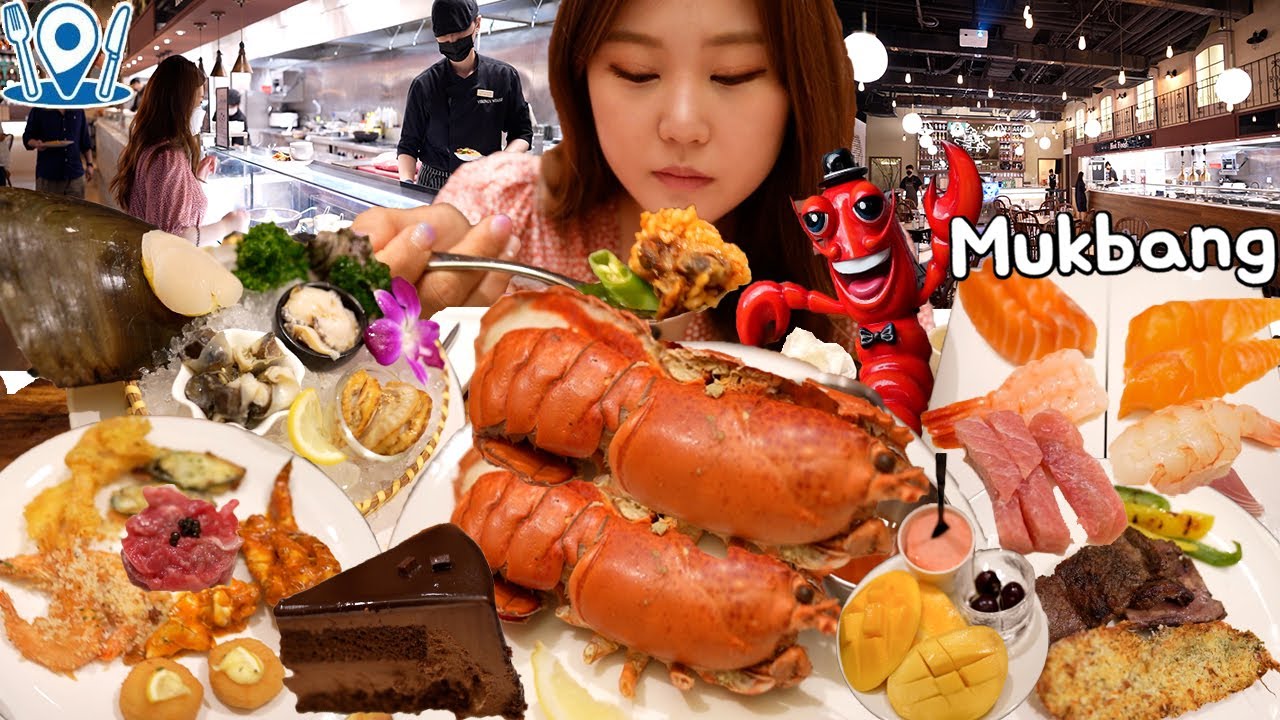 ⁣🦞랍스터가 무한리필?! 내돈내산 바이킹스 워프 먹방 Mukbang