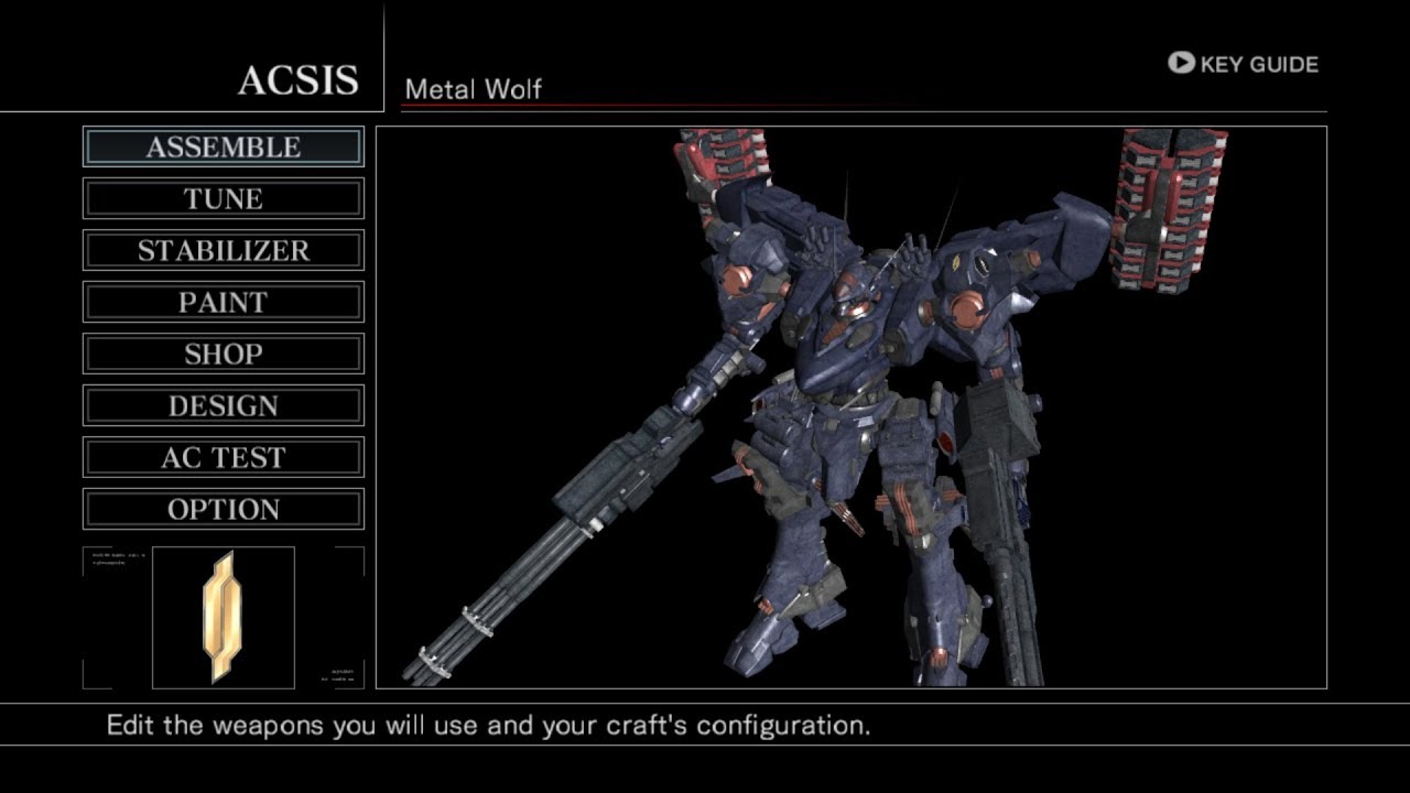 Armored Core For Answer Metal Wolf Xenia Xbox 360 Eumlator Build 07 03 19 Youtube
