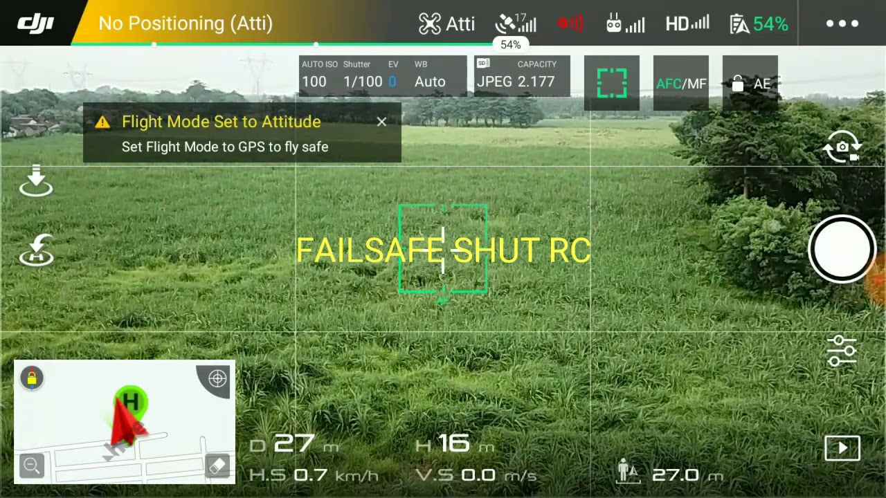 mavic air attitude mode