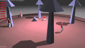 Procedural Animation - Physics Engine in C++ Demo (2010)