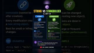 String vs StringBuilder #dotnet