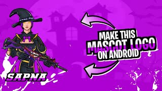 MAKE THIS AMAZING WITCH MASCOT LOGO ON ANDROID | Andro Fam screenshot 2