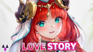 Nightcore - Love Story - (Lyrics)