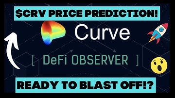 $CRV Price prediction! Why curve dao is ready to explode!  Best altcoin for bullrun!?