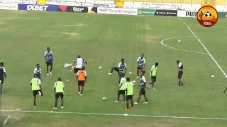 DREAMS FC LAST TRAINING SESSION BEFORE CAF CC SEMIFINALS 2ND LEG AGAINST ZAMALEK IN KUMASI
