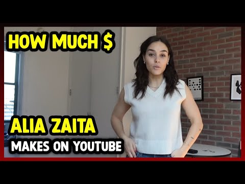 This Is How much money Alia Zaita makes on YouTube 2024.