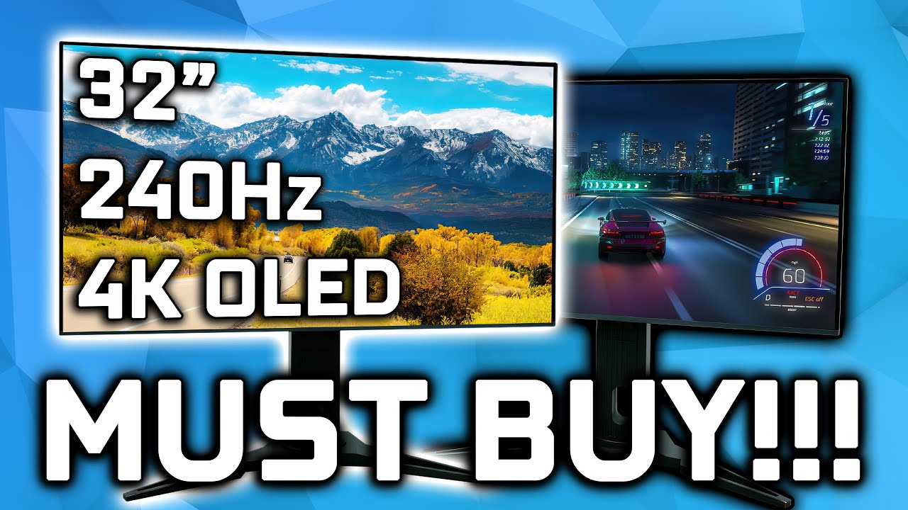 Must Buy - Samsung 32” 4K 240Hz QD OLED Gaming Monitor 