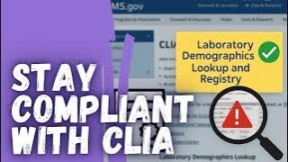 CMS CLIA Registry & QCOR Search Explained