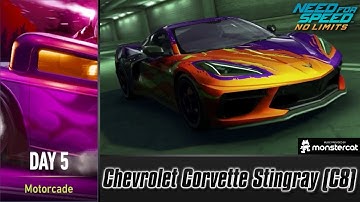 Need For Speed No Limits: Chevrolet Corvette Stingray (C8) | Utter Madness (Day 5 - Motorcade)