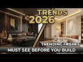 TOP TRENDING INTERIOR FINISHES FOR HOUSE 2026 | Popular Interior Design Trends!!!