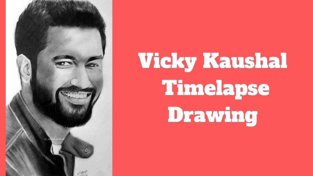 Drawing Vicky Kaushal | Timelapse Drawing |