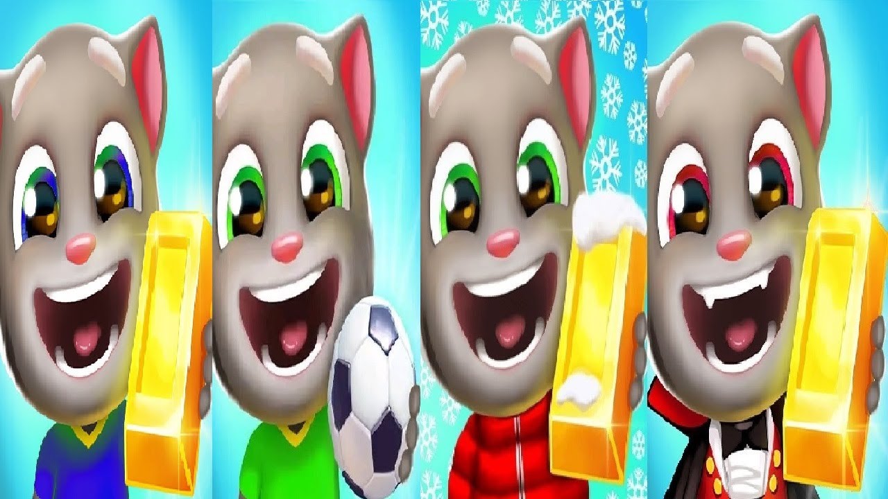 Talking Tom Gold Run New Update Christmas VS Halloween VS SEA STARS EVENT  Event Football Fever 2024