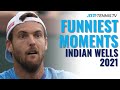 Zverev Shoelace Chaos, Joao Sousa's Threat & Fans Loving Life! | Indian Wells 2021 Funniest Moments