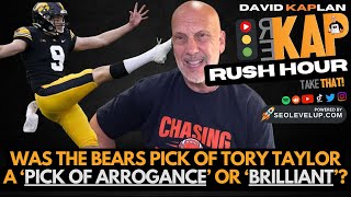 REKAP Rush Hour 🚗: Was the Chicago Bears pick of Tory Taylor a ‘pick of arrogance’ or ‘brilliant’?