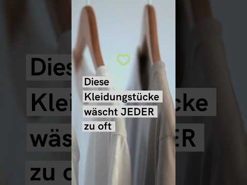 Diese Kleidungstücke wäscht