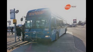 Miway | MiExpress | 2010 Orion VII 07.501 3G BRT # 1006 | Bus Ride on RTE 107 Malton Express