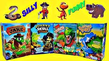 Dino Crunch, Johnny the Skull, Burping Bobby, Rattlesnake Jake