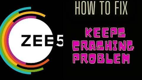 How To Fix ZEE5 App Keeps Crashing Problem Android & iOS || FING 24