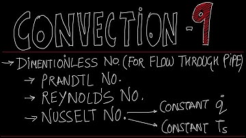 CONVECTION 9 - NUSSELT NUMBER FOR CONSTANT HEAT FLUX AND CONSTANT SURFACE TEMPERATURE | NUMERICALS.