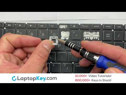 Replace Keyboard Key HP PAVILION Gaming 15 CX  Fix Laptop Installation Repair 15-CX