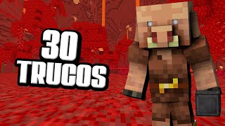 30 TRUCOS que DEBES usar en el NUEVO NETHER de MINECRAFT ❗