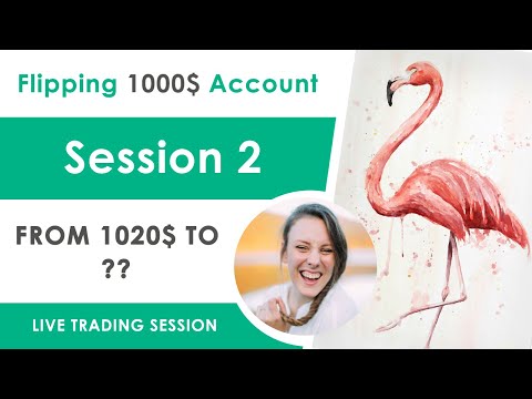 Livetrading Session 2 – 1000$ Flipping Small Account – Forex Trading! – SILENT VERSION