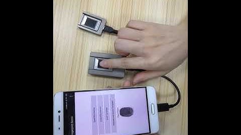 HFSecurity CS100 Fingerprint Scanner Android demo