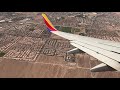 VERY BUMPY SOUTHWEST AIRLINES LAS VEGAS LANDING!!!