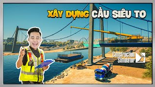 Construction Simulator (USA) #4 - Thi Công Xây Dựng Cầu Dây Văng Siêu Khủng screenshot 2