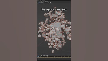 How to make an easy slow motion explosion in Blender 3D in a minute! #shorts