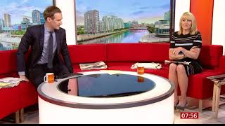 Louise Minchin  Fun On The Sofa  Split Dress  May 2020