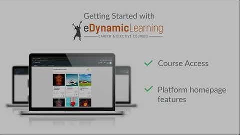 eDL for Students: Getting Started w eDynamicLearning