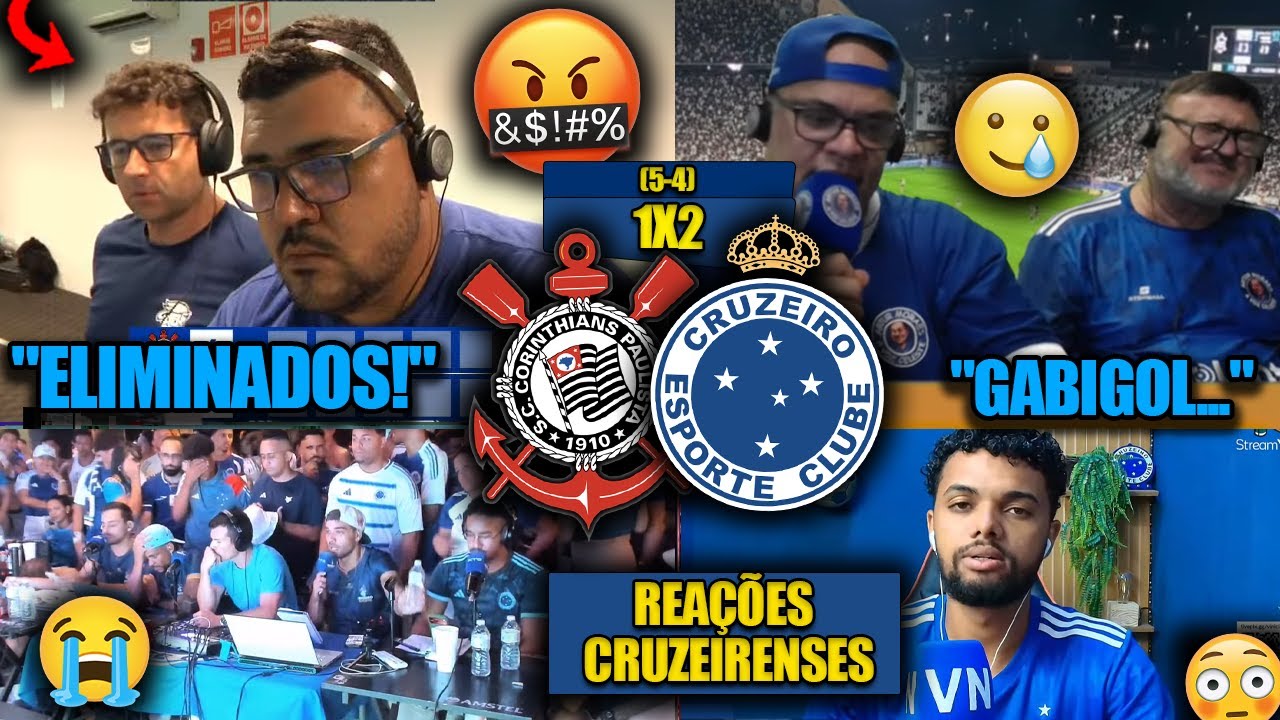REAÇÕES dos CRUZEIRENSES - CORINTHIANS 1(5) x(4) 2 CRUZEIRO - COPA DO BRASIL 2025 - REACT VAMOS RIR