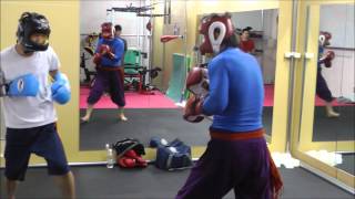 3R Sparring Boxing Training ボクシング スパーリング Promise lesson Boxing Training ボクシング 約束稽古 攻撃 防御 ミット 対面シャドー