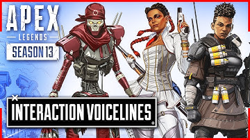 *NEW* Revenant Loba Bangalore Interaction Voicelines - Apex Legends Season 13