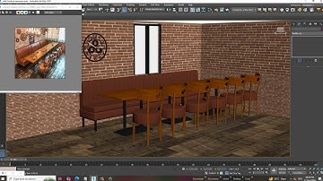"Texturing a Stylish Café Furniture Design in 3ds Max | Step-by-Step Guide"