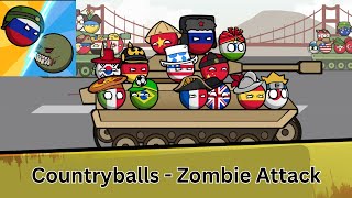 Countryballs - Zombie Attack Gameplay Level 58-66 - #gameplay #toufu