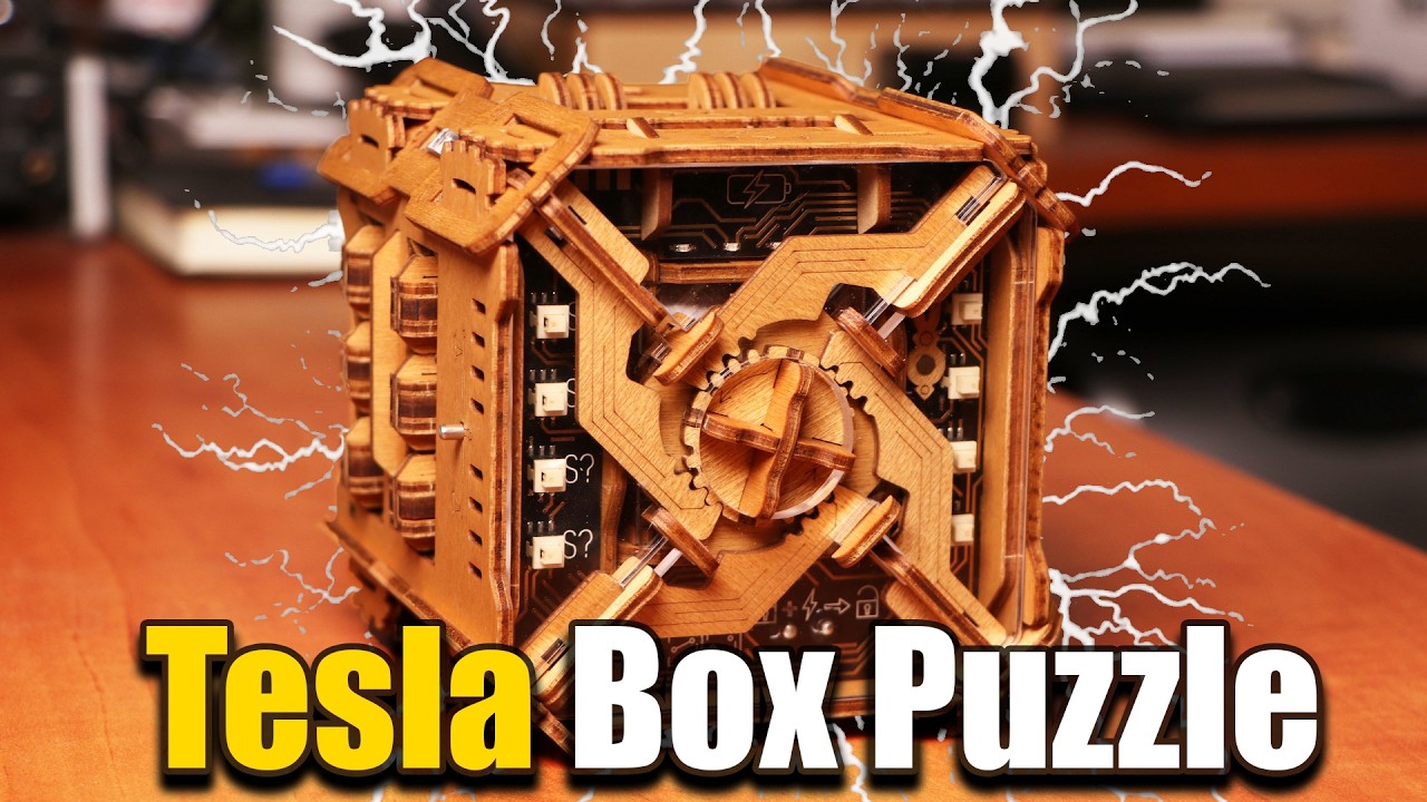 TESLA BOX Puzzle Solved!! MASTER-Level Escape Box | Tesla Puzzle Box ...