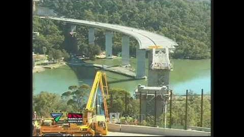 Time-lapse construction Woronora Bridge by Eon-FX