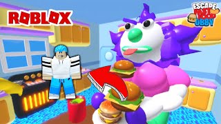 COY DAN FIRA MELARIKAN DIRI TEMPAT MAKAN DIROBLOX ESCAPE FAST FOOD OBBY