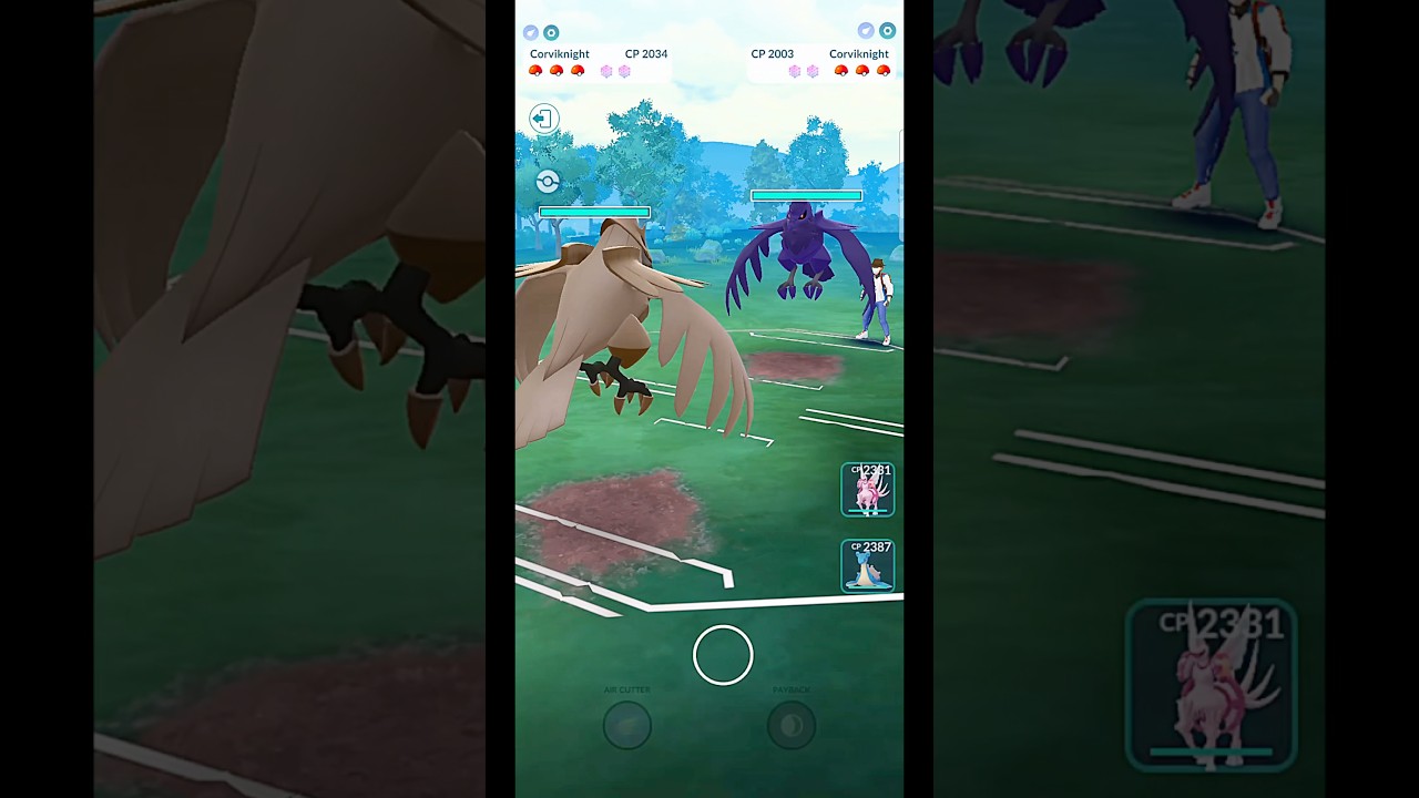 ✨️Shiny Corviknight VS Corviknight PVP Battle in Pokémon GO