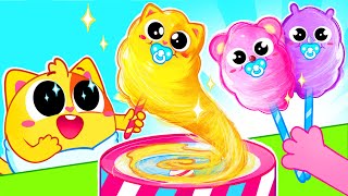 Let’s Make Cotton Candy for Kids | Family Time Songs by Toddler Zoo for Kids