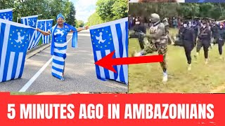 AMBAZONIA WOMEN SHOCKED PAUL BIYA AS THEY JOINS AMBAZONIA SOLDIERS #ambazonianews #paulbiya 