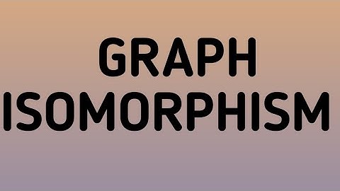Graph Isomorphism | How to determine two graphs are isomorphic or not | Isomorphism in Graph theory|