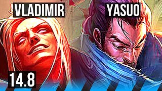 VLADIMIR vs YASUO (MID) | 7/1/3, Godlike, 600+ games | EUW Master | 14.8