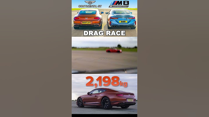 BMW M8 VS Bentley Continental GT DRAGRACE #shorts #bmw #m8 #bentley #continental #dragrace