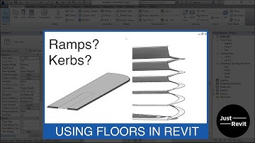Using Floors in Revit to make Ramps and Kerbs