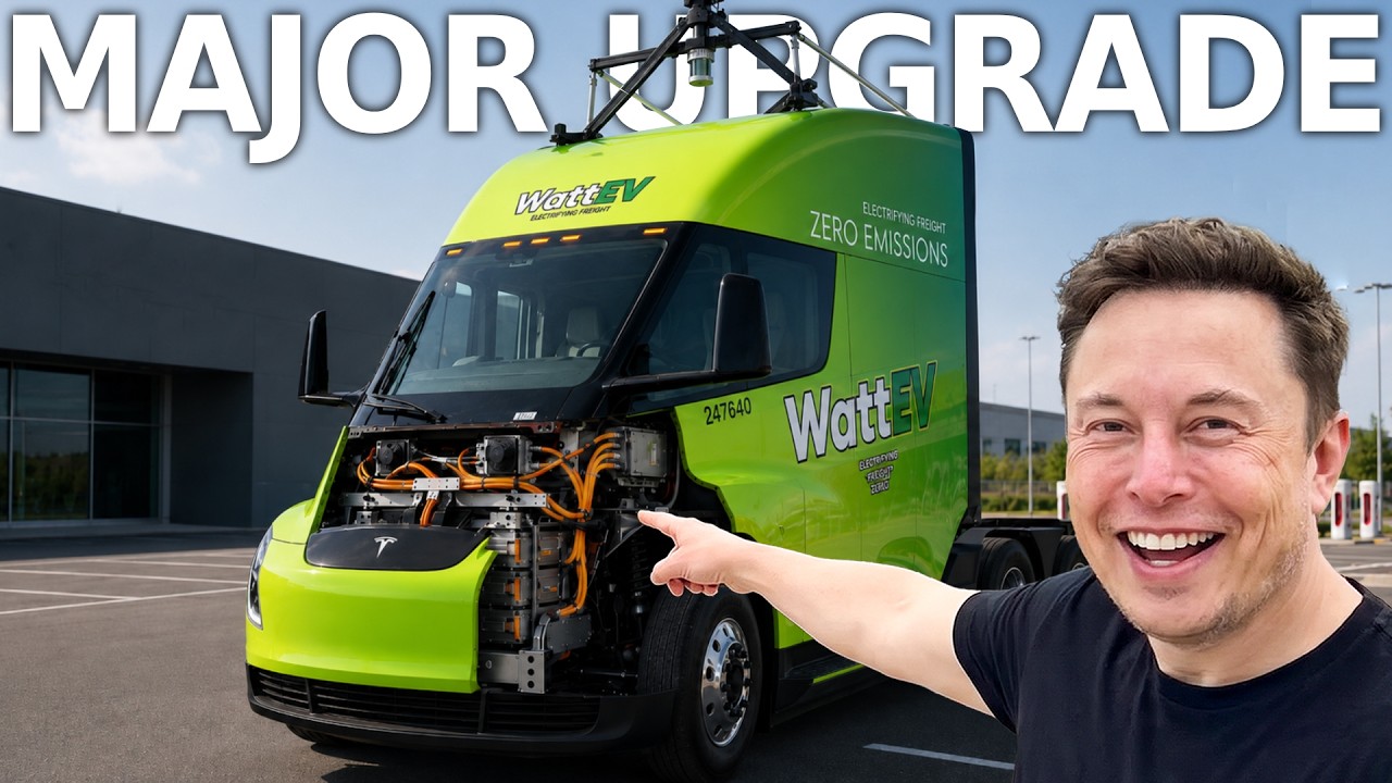 Tesla Semi 2.0 Receives Major Upgrade: Enhanced Features and Fresh Cabin Design! – Video
