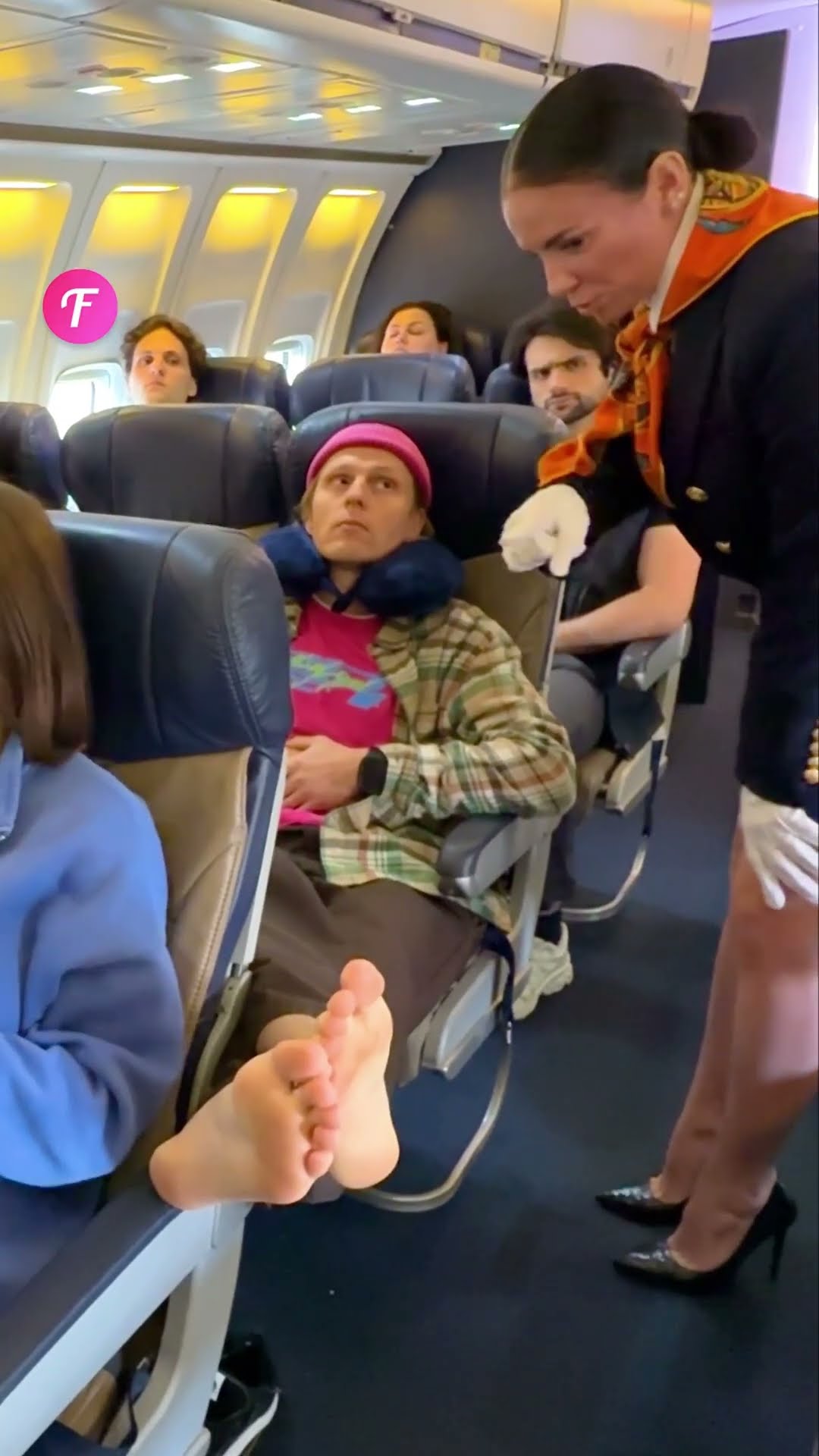 She Had Enough of His Rudeness on the Plane #shorts