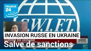 Face à l'invasion de l'Ukraine, salve de sanctions contre la Russie • FRANCE 24